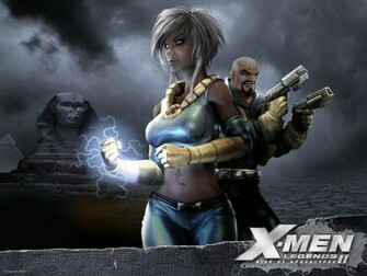 Storm And Bishop X Men Wallpaper