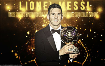 Lionel Messi Fifa Ballon D Or By Lavista Designer