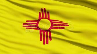 New Mexico Flag 3d For
