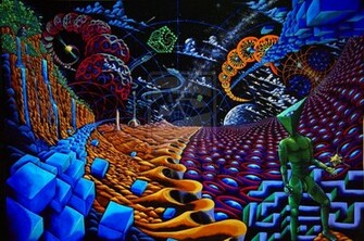 Trippy Landscape Wallpaper