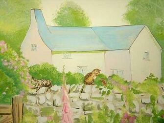 Beatrix Potter Style Mural