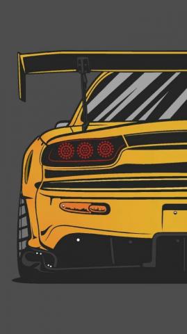 Racing Cars Dark Wallpaper For Smart Phone Home Lock Screen