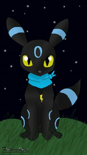 Shiny Umbreon Wallpaper In The Stars