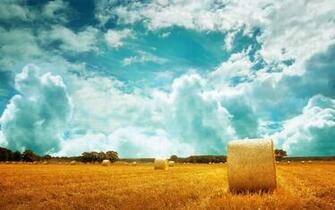 Hay Bales Wallpaper