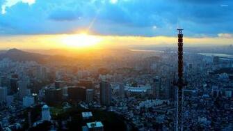 Sunset In Seoul Wallpaper World