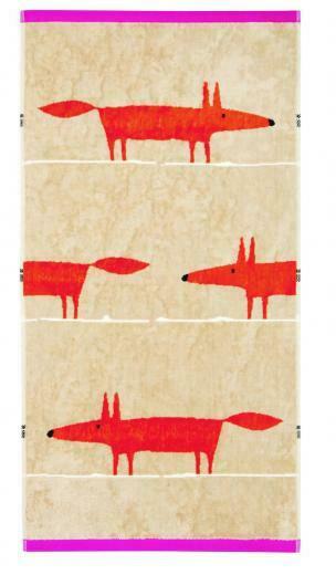 All Brands Scion Mr Fox Towels Cerise Hand Towel