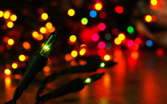Aesthetic Christmas Lights Wallpaper HD For Pc