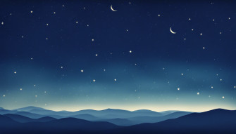 Blue Night Sky Wallpaper