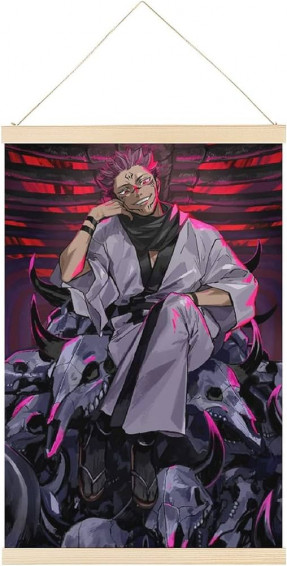Jklm Jujutsu Kaisen Sukuna Wallpaper 4k Hanger Frame Poster