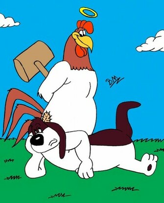 Foghorn Leghorn And Barnyard By Brunao2 Wallpaper