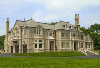 French Chateau Style Homes Wallpaper