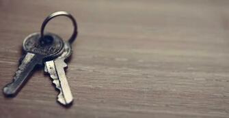 Keys On Wood Table Vintage Background PhotoHDx