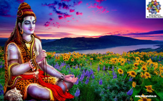 Lord Shiva HD Background Siva Meditation Wallpaper Hindu God