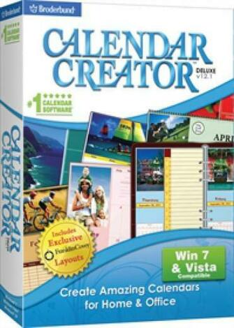 Calendar Creator Deluxe V Broderbund