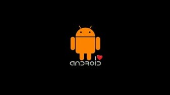 Love Android Logo Desktop Wallpaper