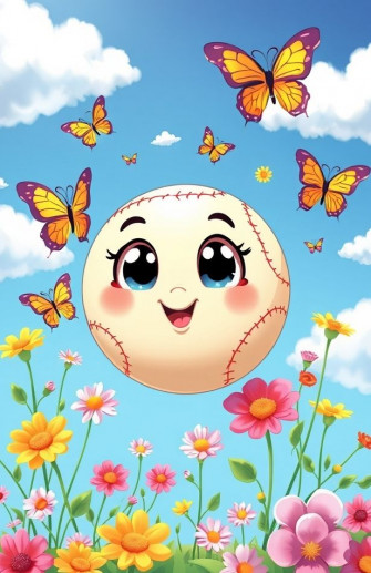 Cute Softball Wallpaper