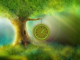 Magic Tree Clock Screensaver Screenshot Screen Saver Desktop Image