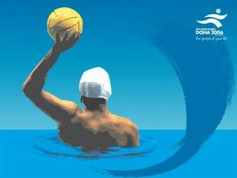 Desktop Doha Waterpolo Widescreen Wallpaper