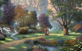 Thomas Kinkade Wallpaper Art