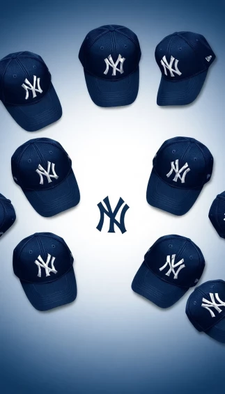 New York Yankees Caps Wallpaper