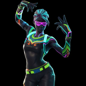 Fortnite Nitelite Skin Uncommon Outfit Skins