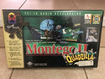 Turtle Beach Montego Ii Quadzilla Aureal Vortex Sound Card New