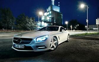White Mercedes Sl Desktop Pc And Mac Wallpaper