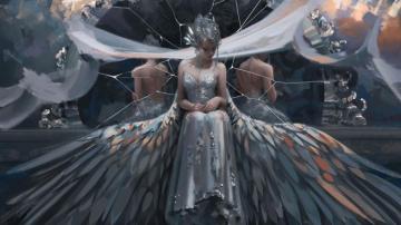 Fantasy Girl Wings 8k Wallpaper