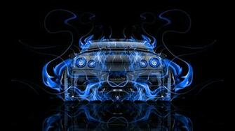 Nissan Gtr R35 Kuhl Tuning Back Super Fire Car El Tony