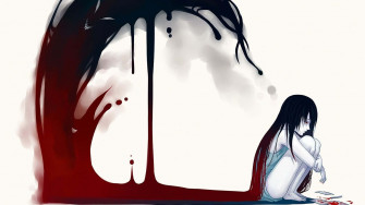 Aesthetic Beauty In Every Drop Of Blood Wallpaper