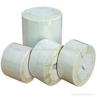 Permanent Adhesive Non Flourcscert Glossy Paper Label Btb Tb001