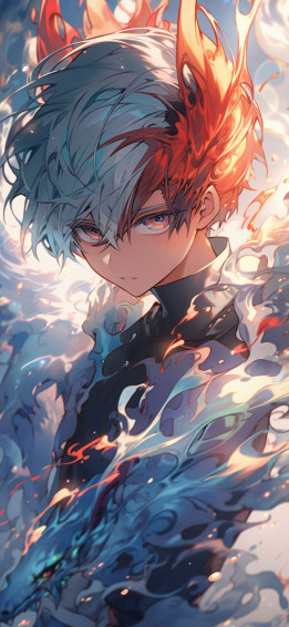 Mha Shoto Todoroki Anime Wallpaper For iPhone