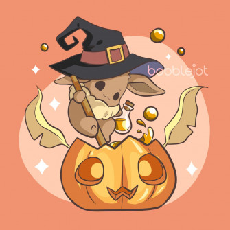 Eevee Halloween Wallpaper