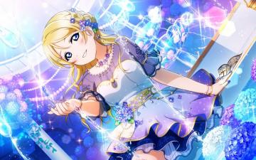 Wallpaper 4k Ayase Eri Blue Flowers Sonoda Umi Manga
