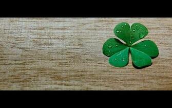 Wallpaper Clover Of Luck