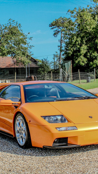 Wallpaper Lamborghini Diablo Side Sports
