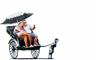 Ing Banksy HD Wallpaper Color Palette Tags Category General