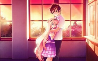 Love Couple Nice Cartoon Image