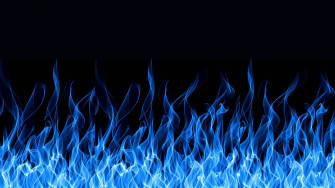 Blue Flames Fire Wallpaper