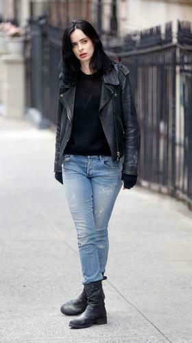 Aka Jessica Jones Image Krysten Ritter On The Set Of