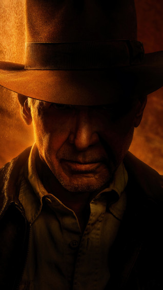 Indiana Jones Movie Poster Harrison Ford 4k Wallpaper iPhone HD