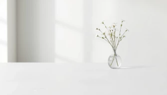 White Table Wallpaper