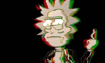 Trippy 4k Rick And Morty Wallpaper Background