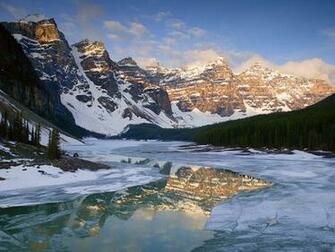 Alberta Winter Windows Full Screen Wallpaper Nature