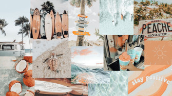 Beach Aesthetic Wallpaper Desktop iPhone Themes