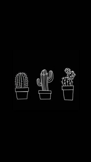 Cute Black Aesthetic Wallpaper