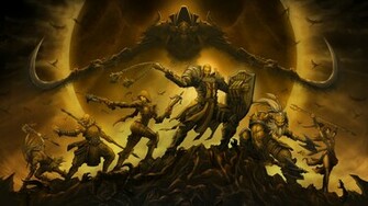 Diablo Barbarian Witch Doctor Wizard Monk Demon Hunter Classes