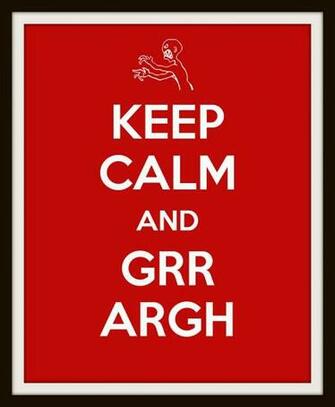 Keep Calm And Grr Argh Nursery Art Joss Whedon Inspired