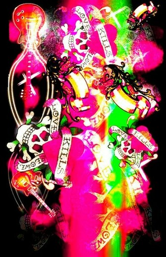 Ed Hardy Background Desktop Wallpaper