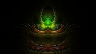 Green Fractals Wallpaper